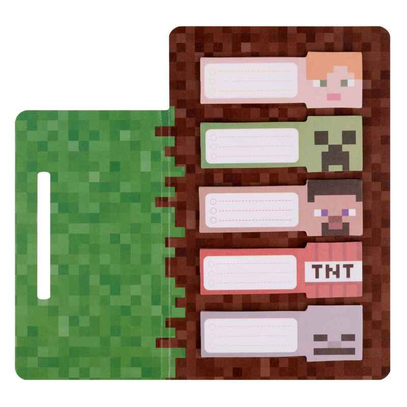 Папір з липким шаром YES Minecraft 170323, 100 аркушів (5х20)