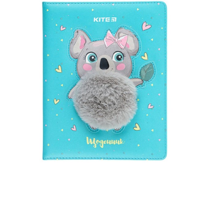 Щоденник шкільний Kite Pretty koala K22-264-8, тверда обкладинка, PU