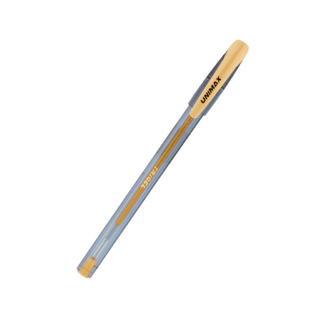 Ручка гелева Unimax Trigel-2 ux-131-35, золота