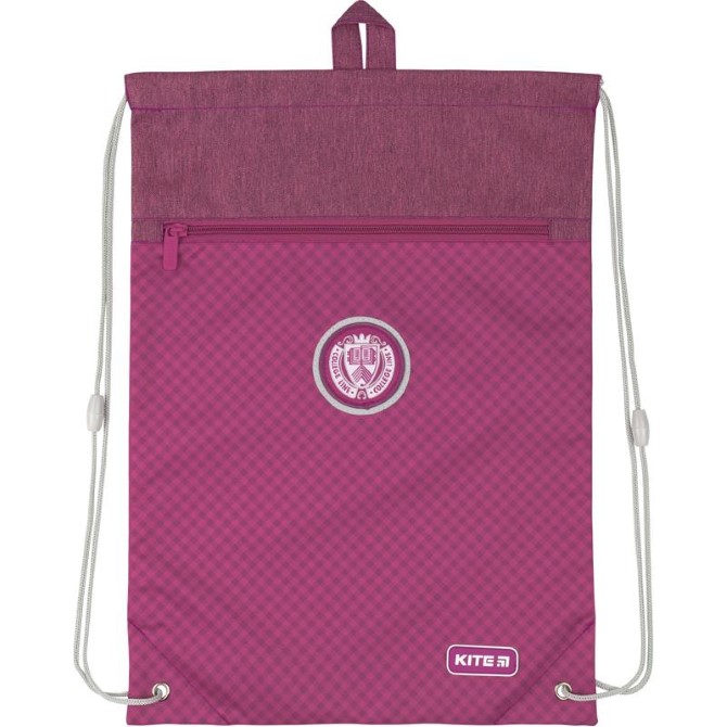 Сумка для взуття з кишенею Kite Education College Line pink K20-601M-3