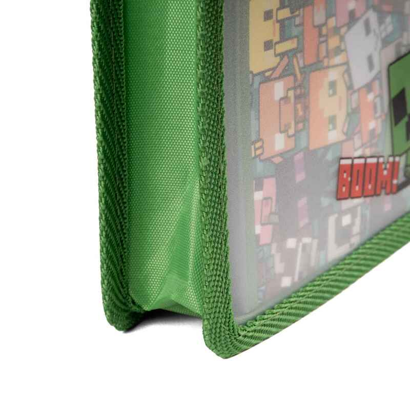 Папка для зошитів на резинці Yes Minecraft Creeper 492208, пластикова В5