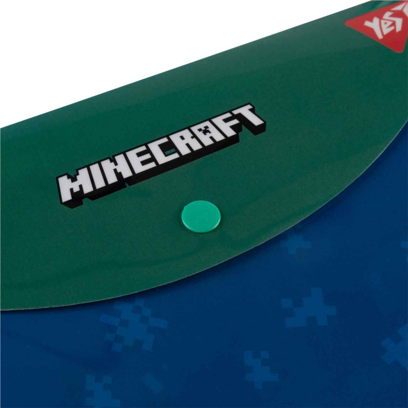 Папка конверт Yes Minecraft Creeper B5 на кнопці , 492225