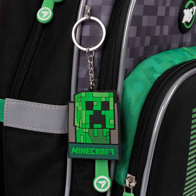 Рюкзак шкільний напівкаркасний YES Minecraft World S-91, 550006
