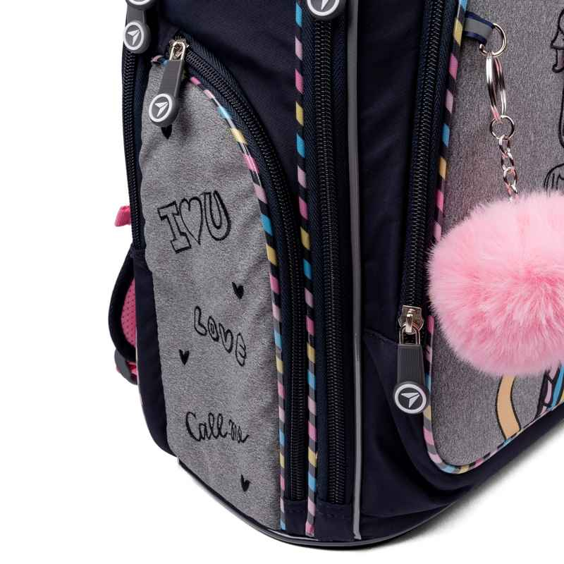 Рюкзак школьный полукаркасный YES S-84 Girls style, 552385
