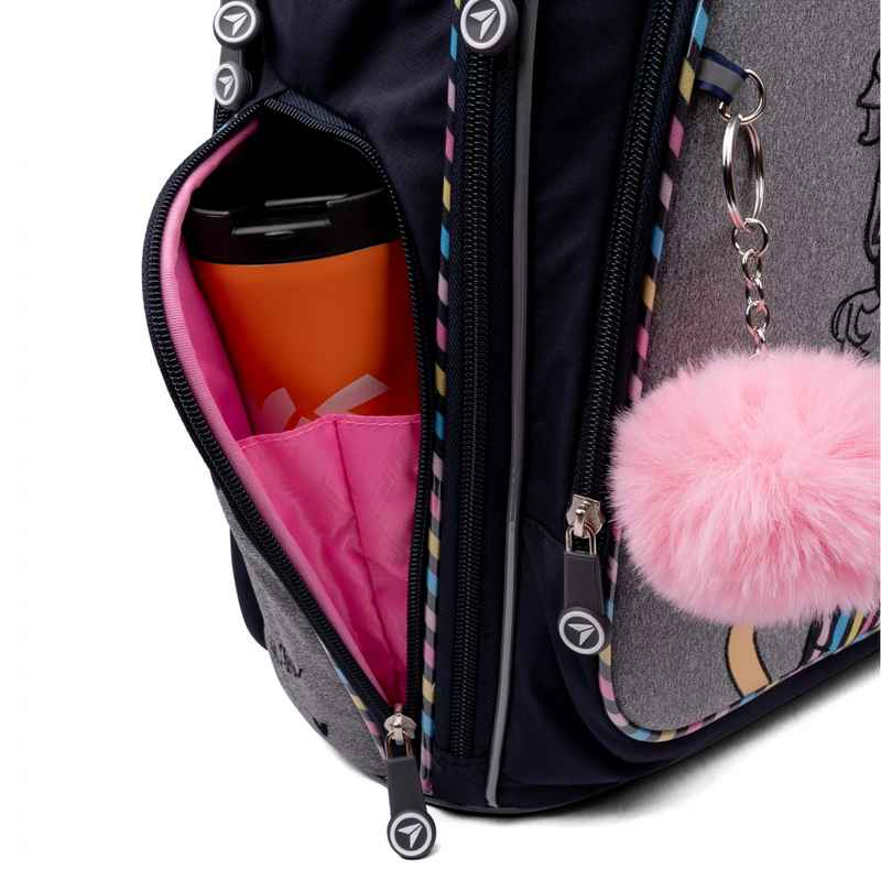 Рюкзак школьный полукаркасный YES S-84 Girls style, 552385