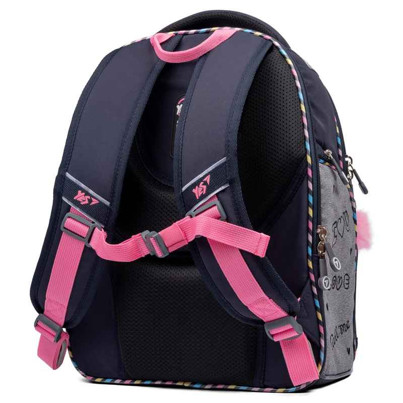 Рюкзак школьный полукаркасный YES S-84 Girls style, 552385