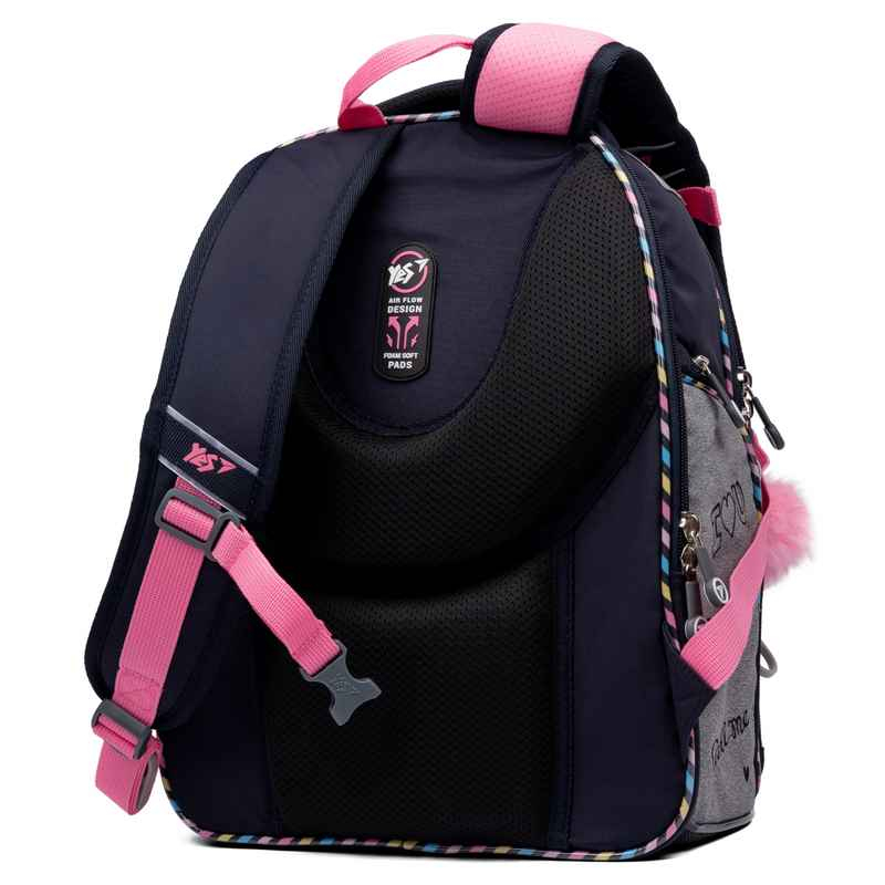 Рюкзак школьный полукаркасный YES S-84 Girls style, 552385