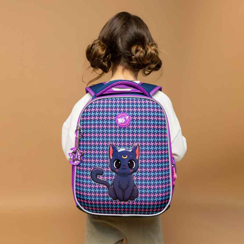 Рюкзак шкільний каркасний Yes Fantastic Kitty H-100, 559544