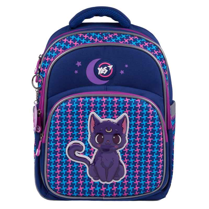 Рюкзак шкільний напівкаркасний YES Cat with the Moon S-91, 559815