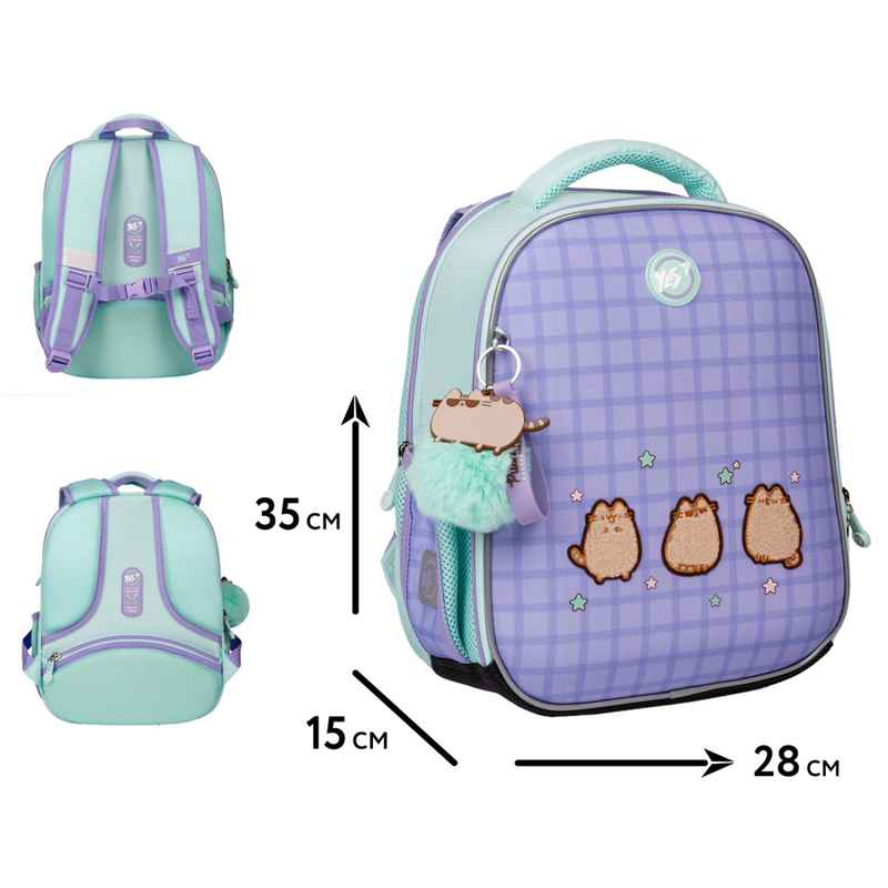 Рюкзак шкільний каркасний YES Pusheen the Cat H-100, 559850
