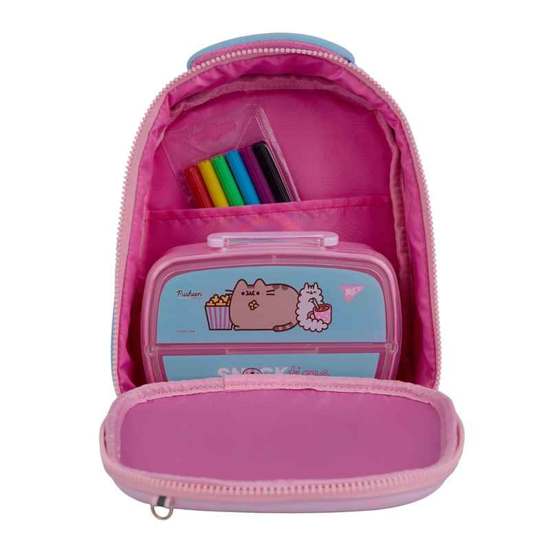 Рюкзак YES Pusheen із ланчбоксом та фломастерами всередині