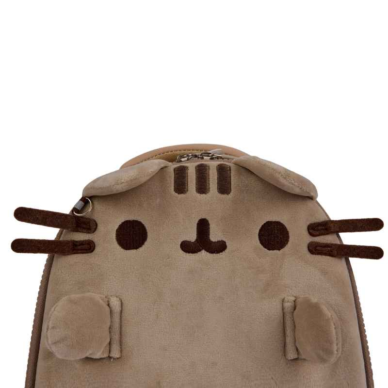 Мордочка котика Пушина на рюкзаку YES Pusheen Fluffy K-33 — крупний план