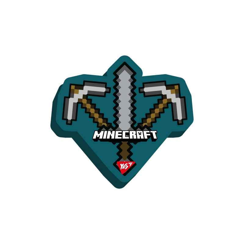 Гумка фігурна Yes Minecraft 3 дизайна мікс, 560600