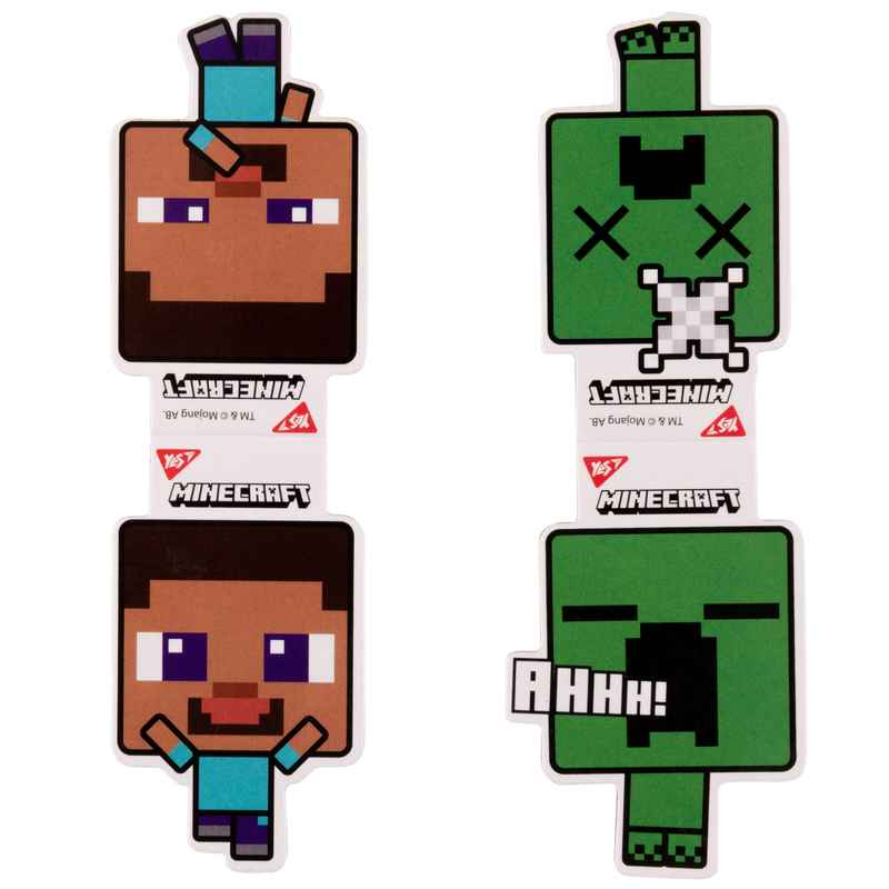 Закладки магнітні Yes Minecraft Creeper 708101, 2шт