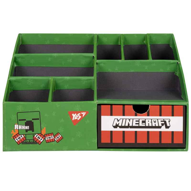 Органайзер настільний Yes Minecraft картон 708221, 8 відділень