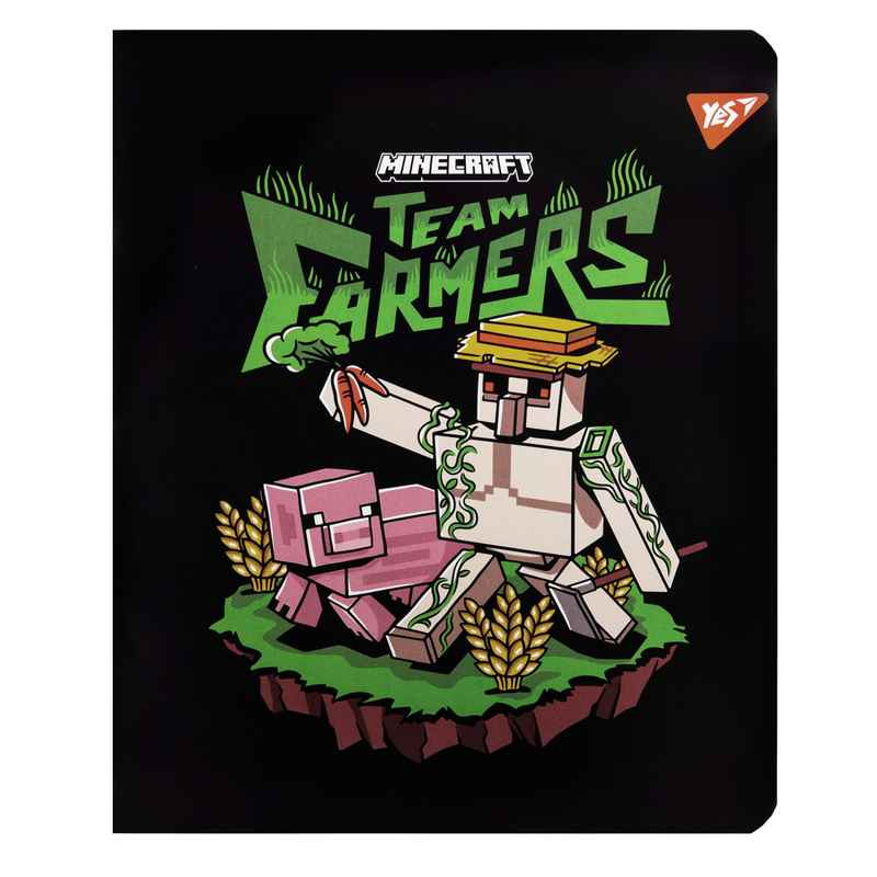 Зошит шкільний YES Minecraft Team 767522, 18 арк. клітинка