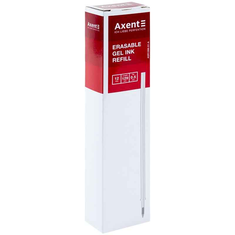 Стержень гелевий "пиши-стирай" Axent AGR1096-01-A, чорний