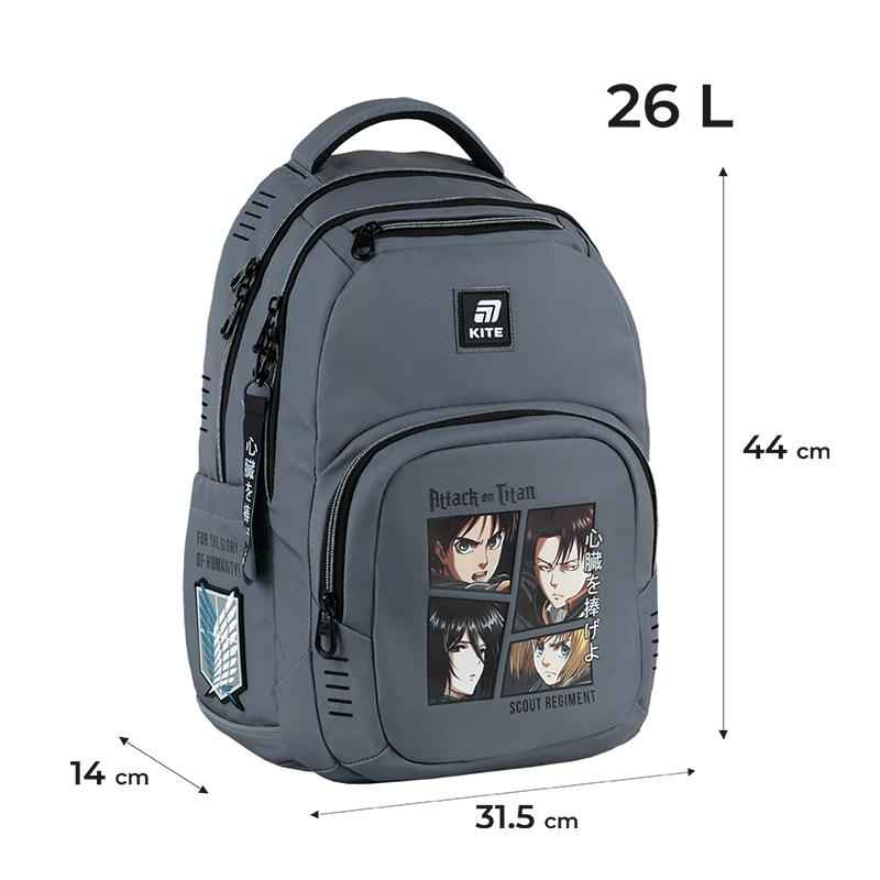 Рюкзак підлітковий Kite Education Attack on Titan AT25-903L teens