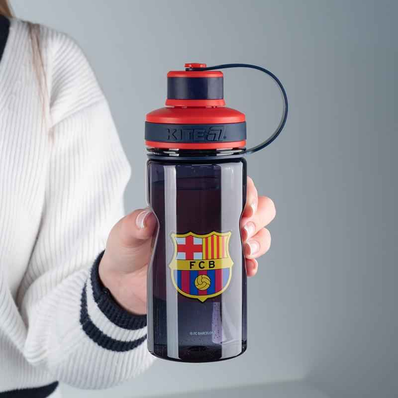 Пляшечка для води Kite FC Barcelona BC25-397, 500 мл, синя
