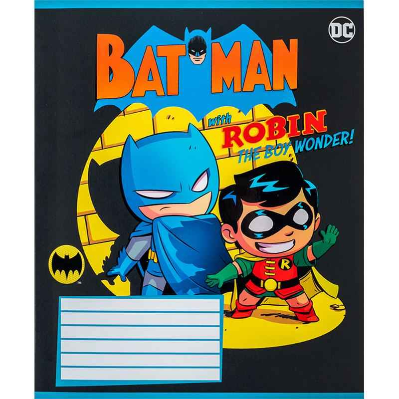 Зошит шкільний Kite DC Comics DC24-235, 12 аркушів, коса лінія