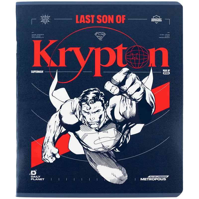 Зошит шкільний Kite DC Comics DC24-259, 48 аркушів, клітинка