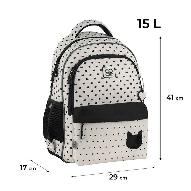 Рюкзак шкільний GoPack Education Cat Style GO25-182M-1