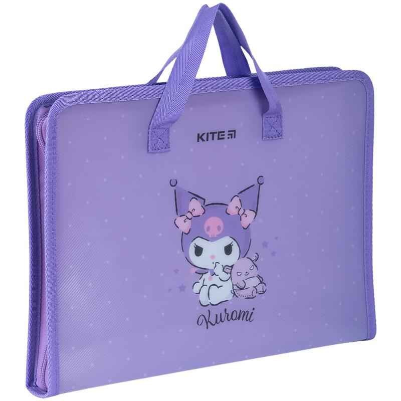 Папка-портфель на блискавці Kite Kuromi HK24-202, 1 відділення, A4