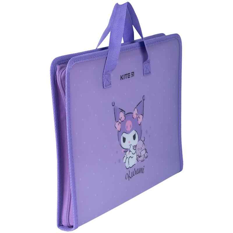 Папка-портфель на блискавці Kite Kuromi HK24-202, 1 відділення, A4