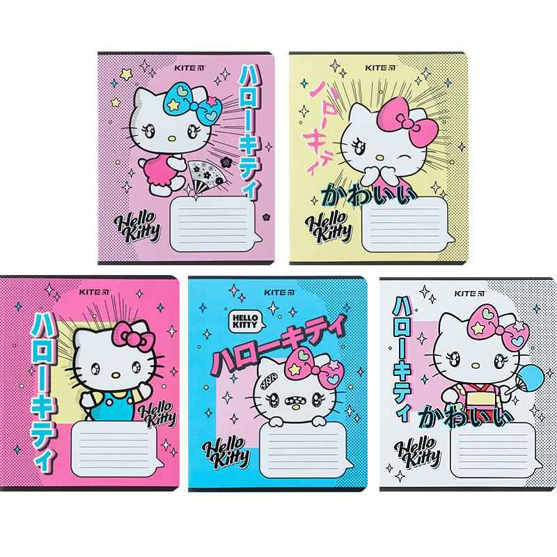 Зошит шкільний Kite Hello Kitty HK24-232-1, 12 аркушів, клітинка
