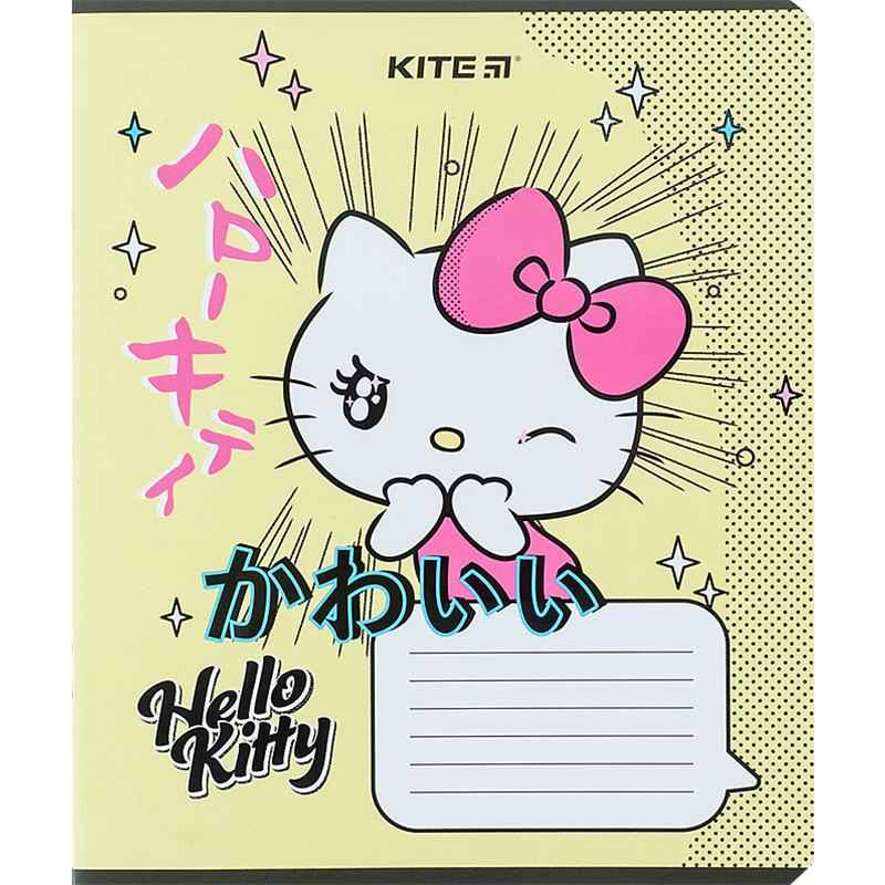 Зошит шкільний Kite Hello Kitty HK24-232-1, 12 аркушів, клітинка