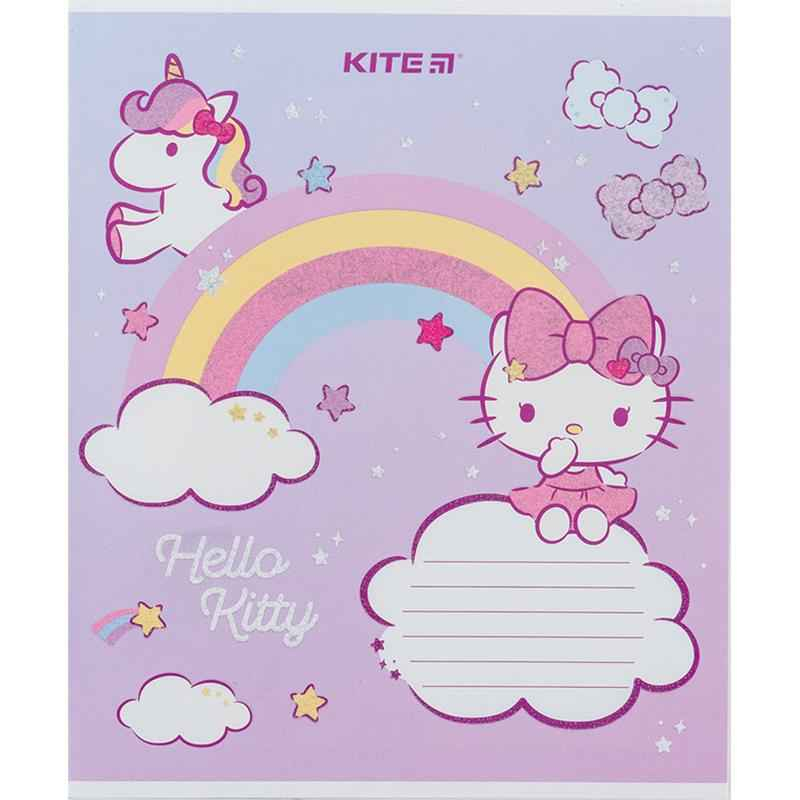 Зошит шкільний Kite Hello Kitty HK24-235-1, 12 аркушів, коса лінія