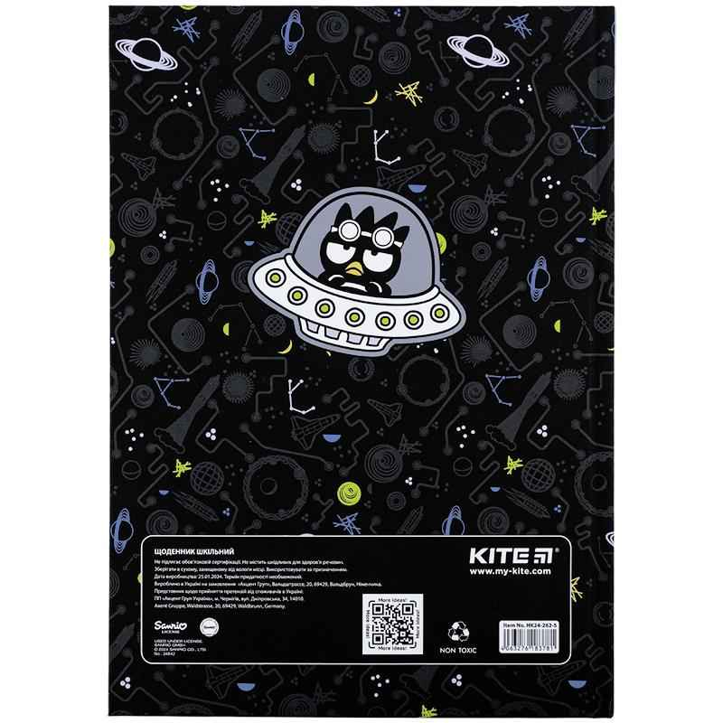 Щоденник шкільний Kite Bad Badtz-Maru HK24-262-5, тверда обкладинка
