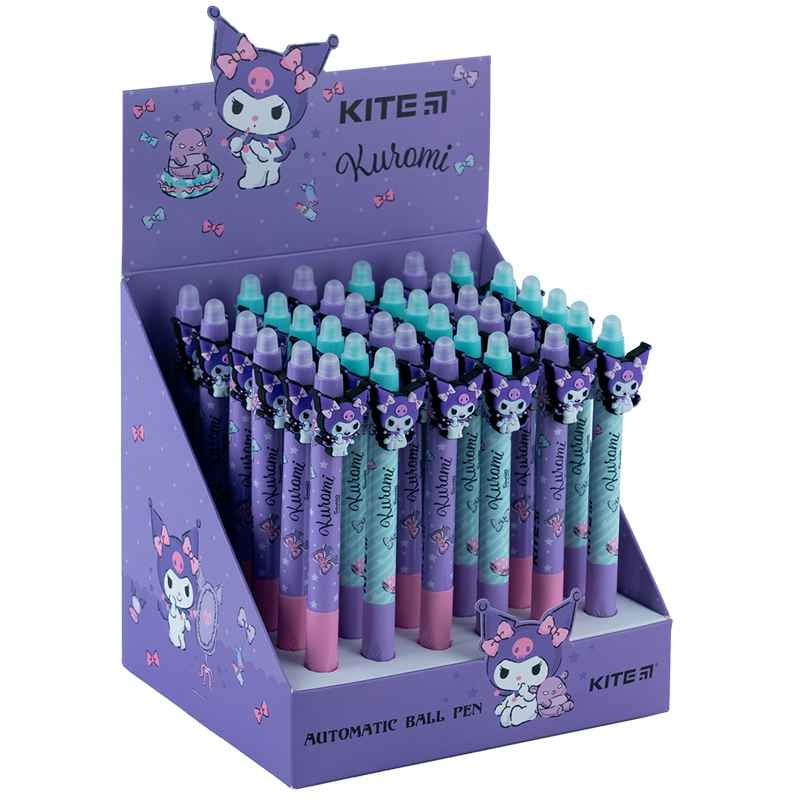Ручка кулькова автоматична Kite Kuromi HK24-393-2, синя