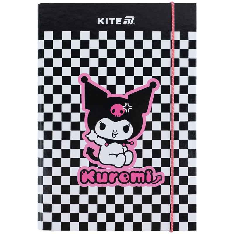 Папка для зошитів на гумці Kite Kuromi HK25-210-3, картон