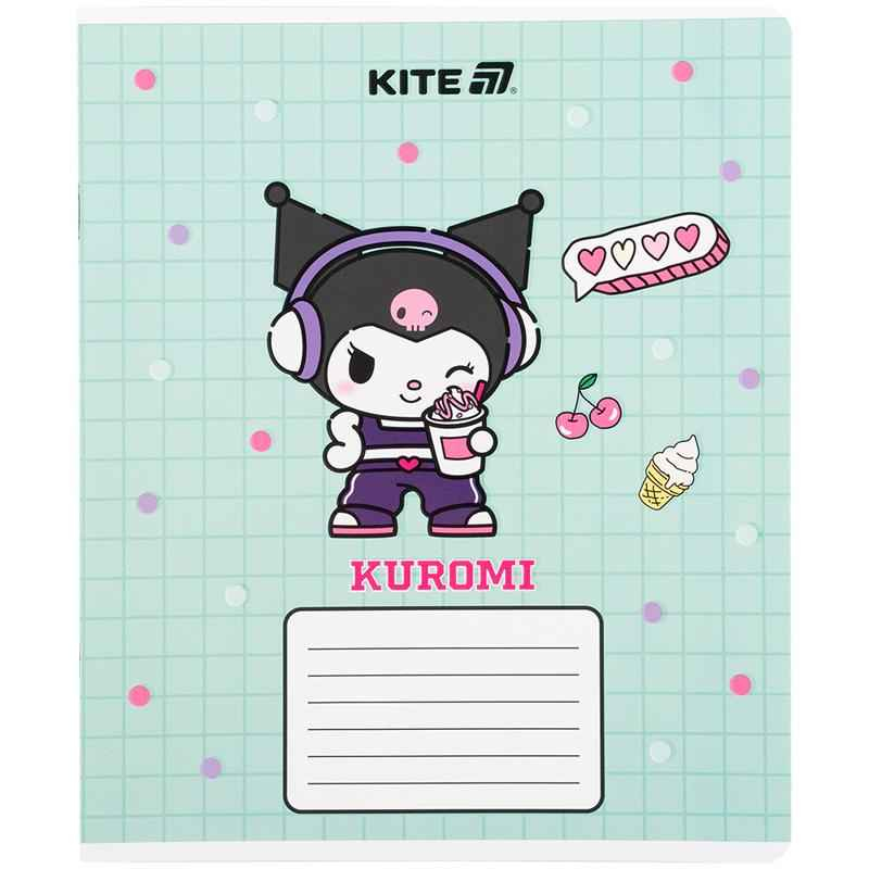 Зошит шкільний Kite Kuromi HK25-232-4, 12 аркушів, клітинка