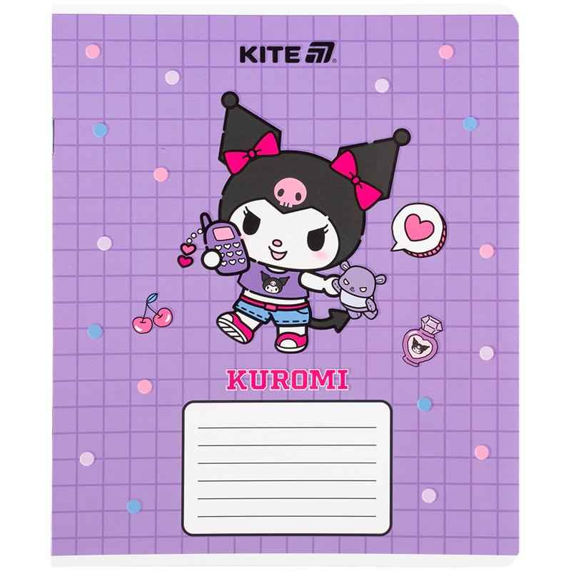 Зошит шкільний Kite Kuromi HK25-232-4, 12 аркушів, клітинка