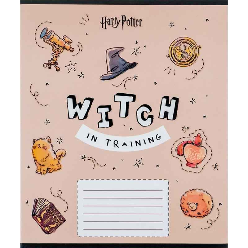 Зошит шкільний Kite Harry Potter HP24-235, 12 аркушів, коса лінія