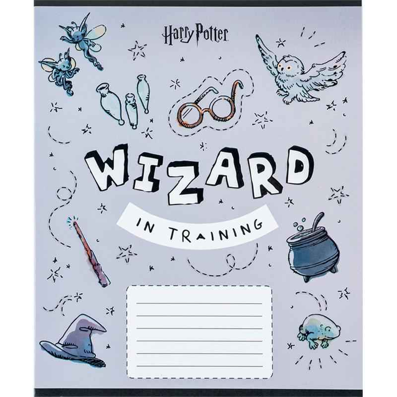 Зошит шкільний Kite Harry Potter HP24-235, 12 аркушів, коса лінія