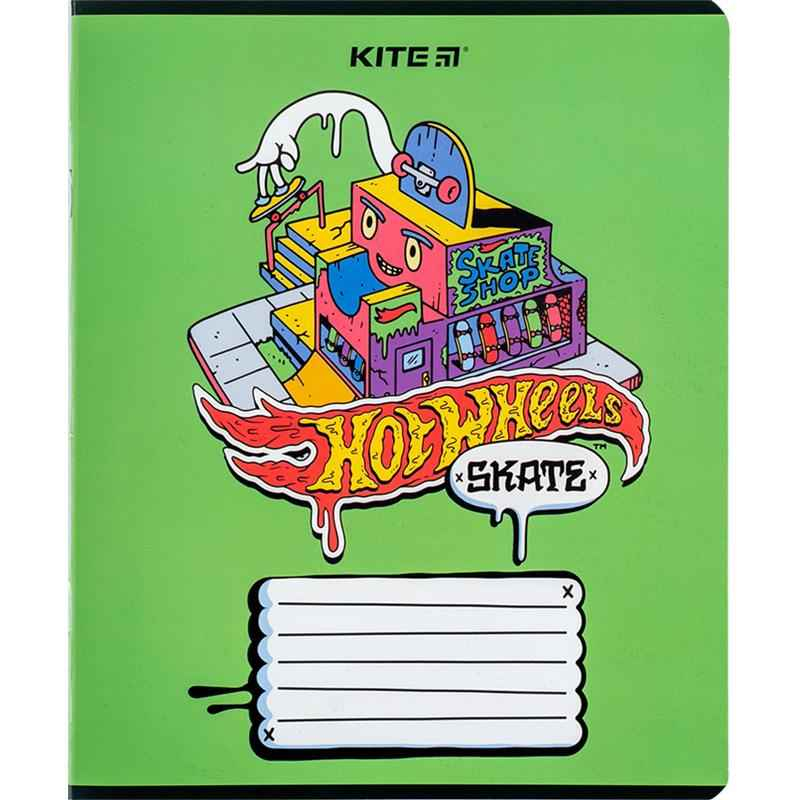 Зошит шкільний Kite Hot Wheels HW24-237, 18 аркушів, лінія