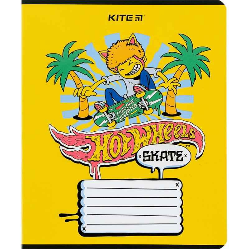 Зошит шкільний Kite Hot Wheels HW24-237, 18 аркушів, лінія