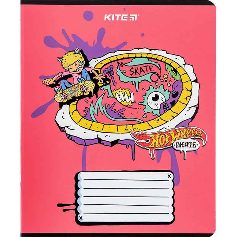 Зошит шкільний Kite Hot Wheels HW24-237, 18 аркушів, лінія