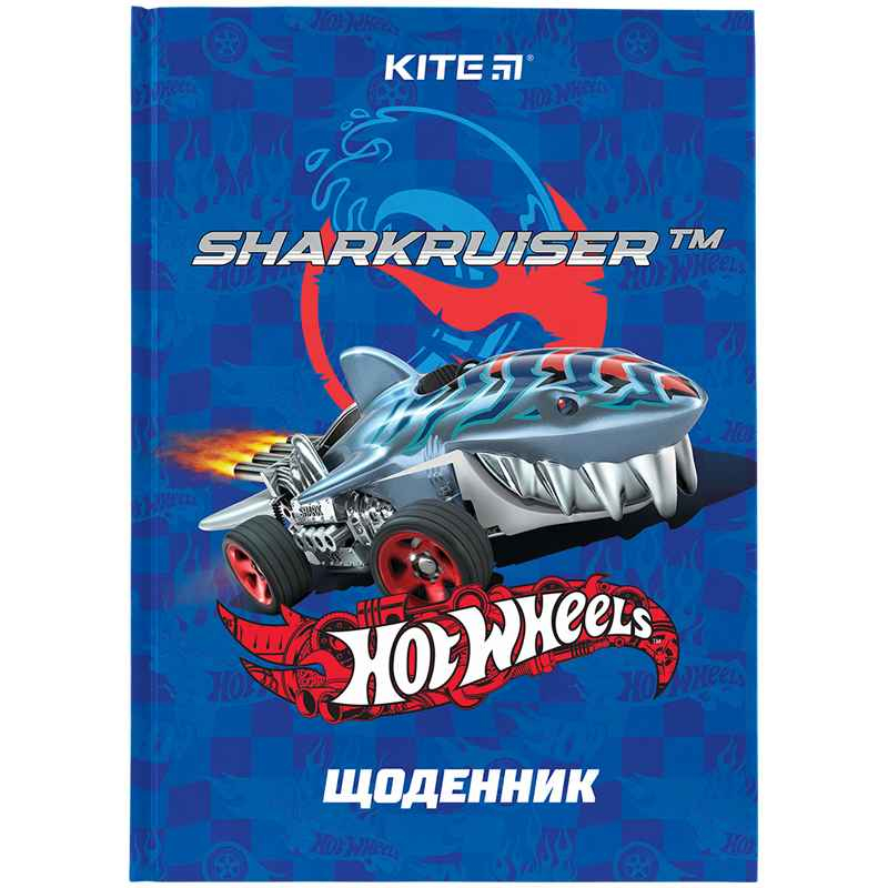 Щоденник шкільний Kite Hot Wheels HW24-262-1, тверда обкладинка