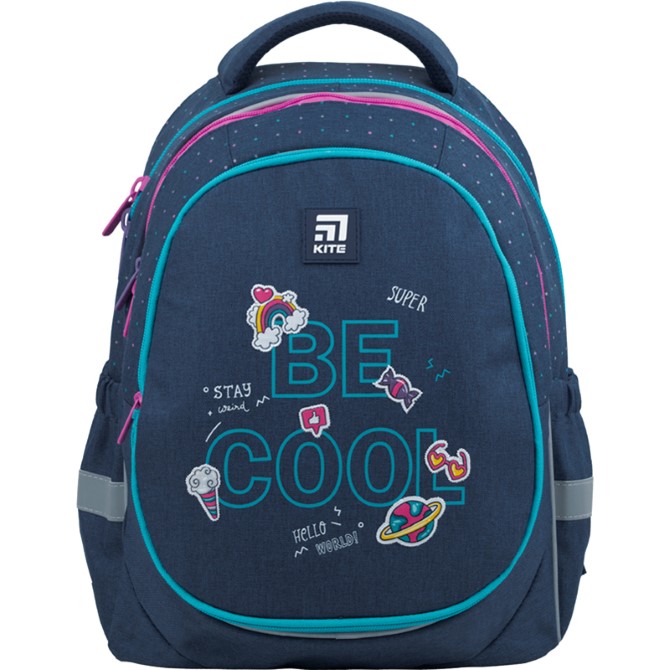 Рюкзак напівкаркасний Kite Education Wow Cats K22-700M(2p)-1