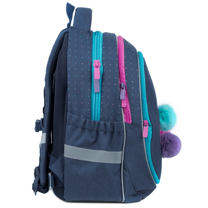 Рюкзак напівкаркасний Kite Education Wow Cats K22-700M(2p)-1