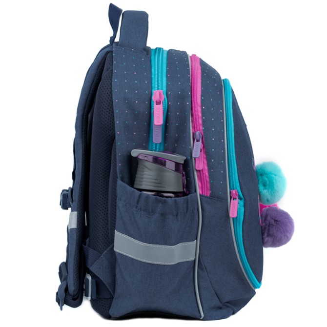 Шкільний Набір Рюкзак + Пенал + Сумка для взуття Kite Education Wow Cats SET_K22-700M(2p)-1