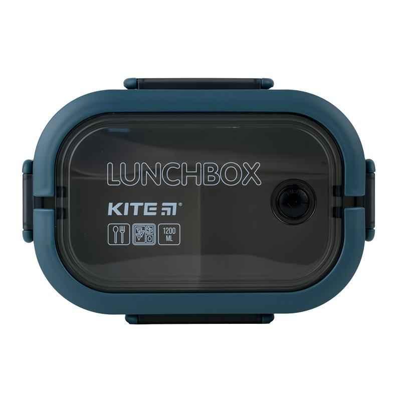 Ланчбокс з розділювачем Kite K23-184-2, 1200 мл, зелений