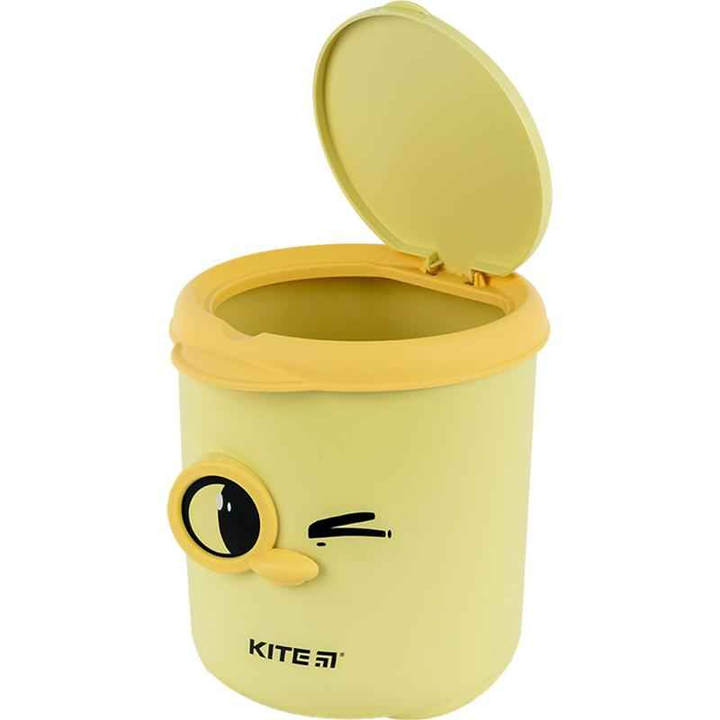 Настольный контейнер для мусора Kite K24-011-2, желтый