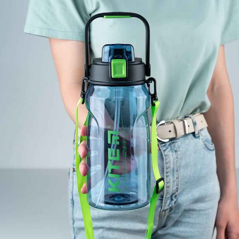 Пляшечка для води Kite K24-1202-1, 1500 мл, синя