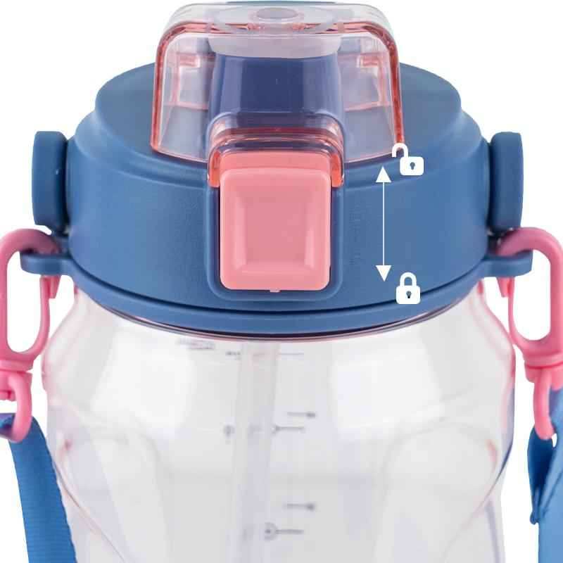 Пляшечка для води Kite K24-1202-2, 1500 мл, рожева