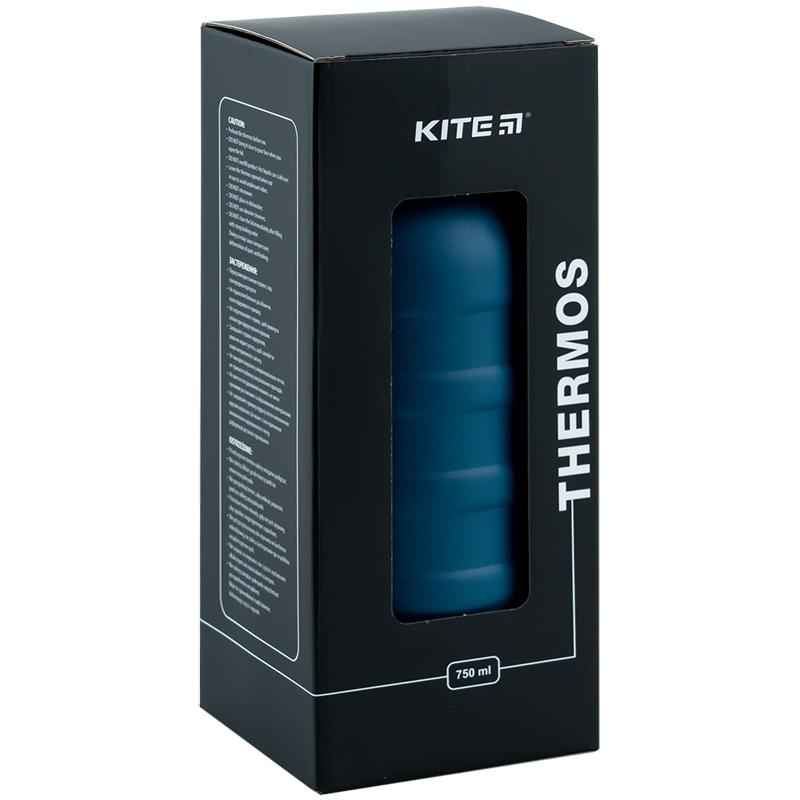 Термос Kite K24-1205-1, 750 мл, синій